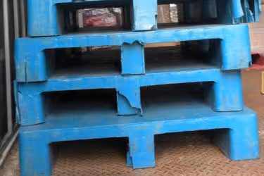 Broken Plastic Pallets