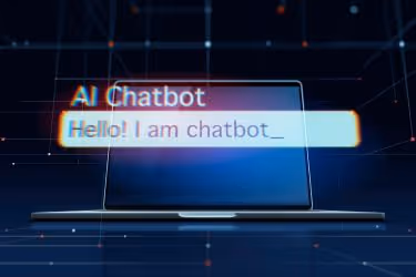 AI Chatbot responding