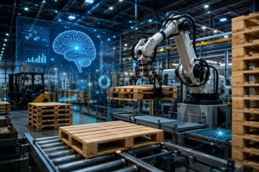 Pallet manufacturer with automatization and AI
