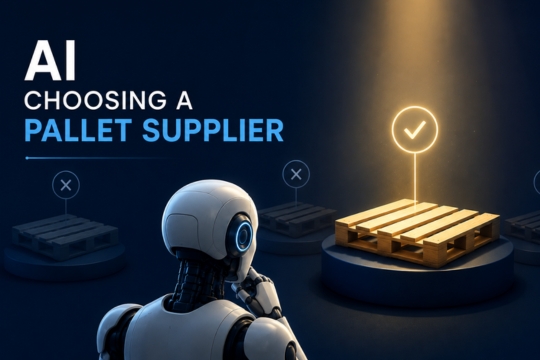 How AI Chooses Pallet Suppliers - AI Robot Choosing Pallet Suppliers 