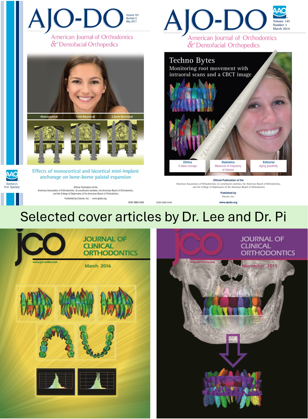 Cover article of AJO-DO at Life Orthodontics