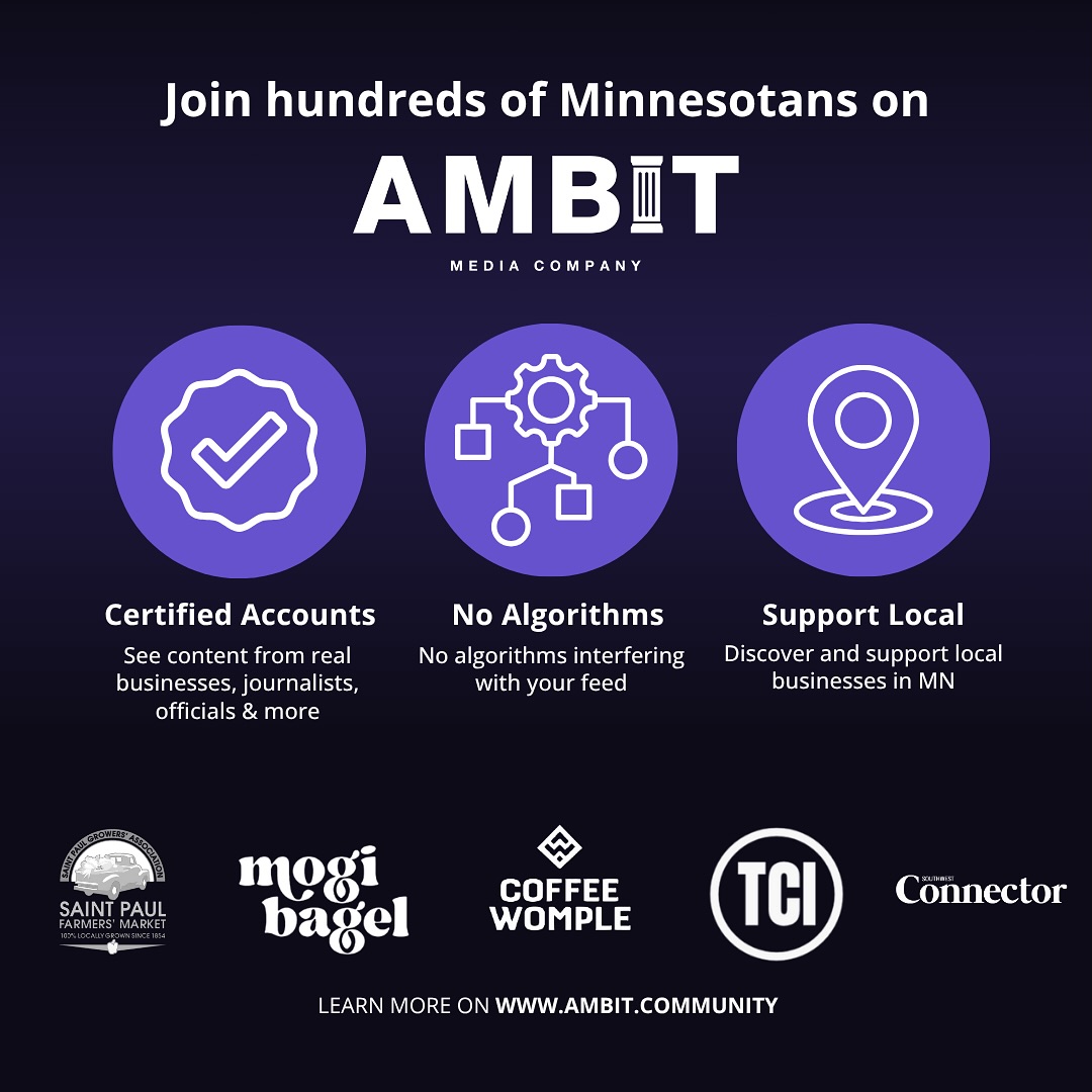 This is a infographic of how St. Paul Based Ambit Media Company platform offers to visitors who sign up