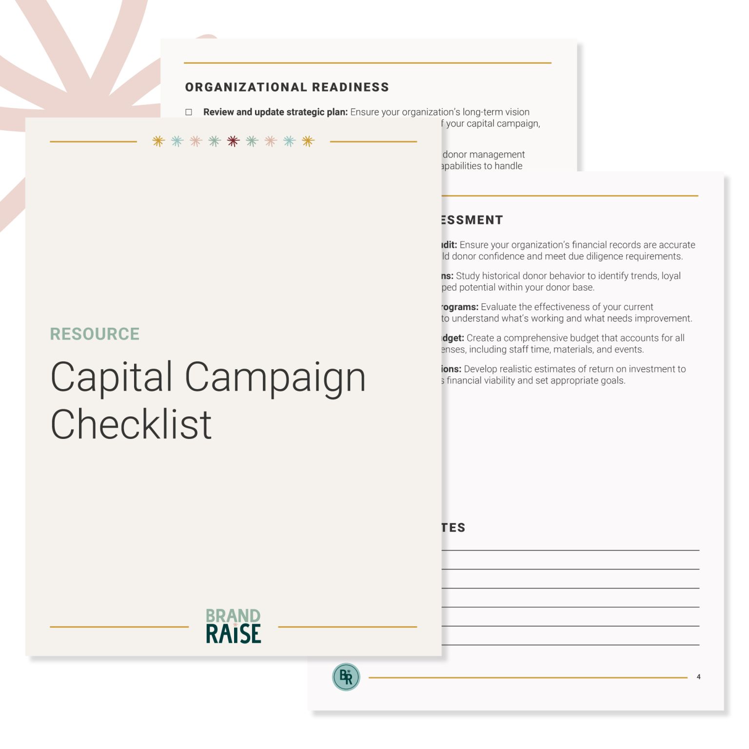 Campaign checklist created by Brandraise