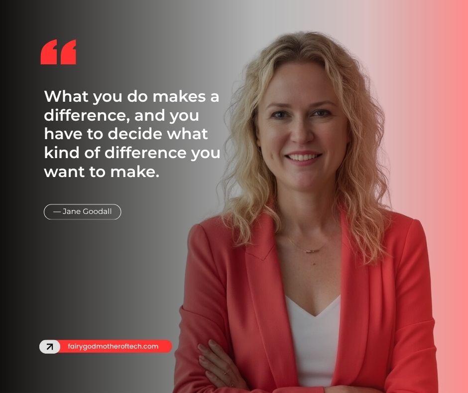 quote by Beth Riegger the fairy godmother of tech inspiring business owners