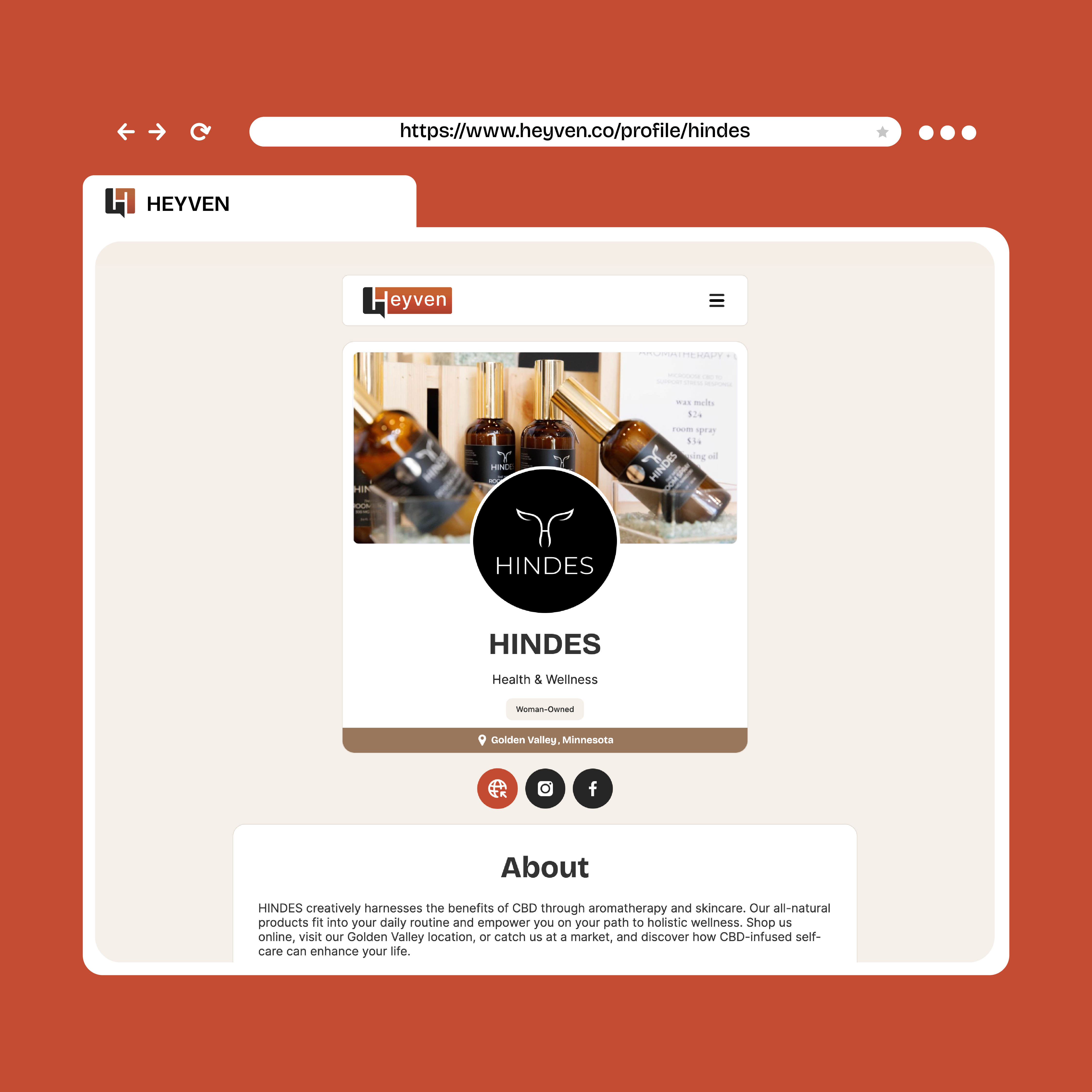 Example of a Profile on Heyven