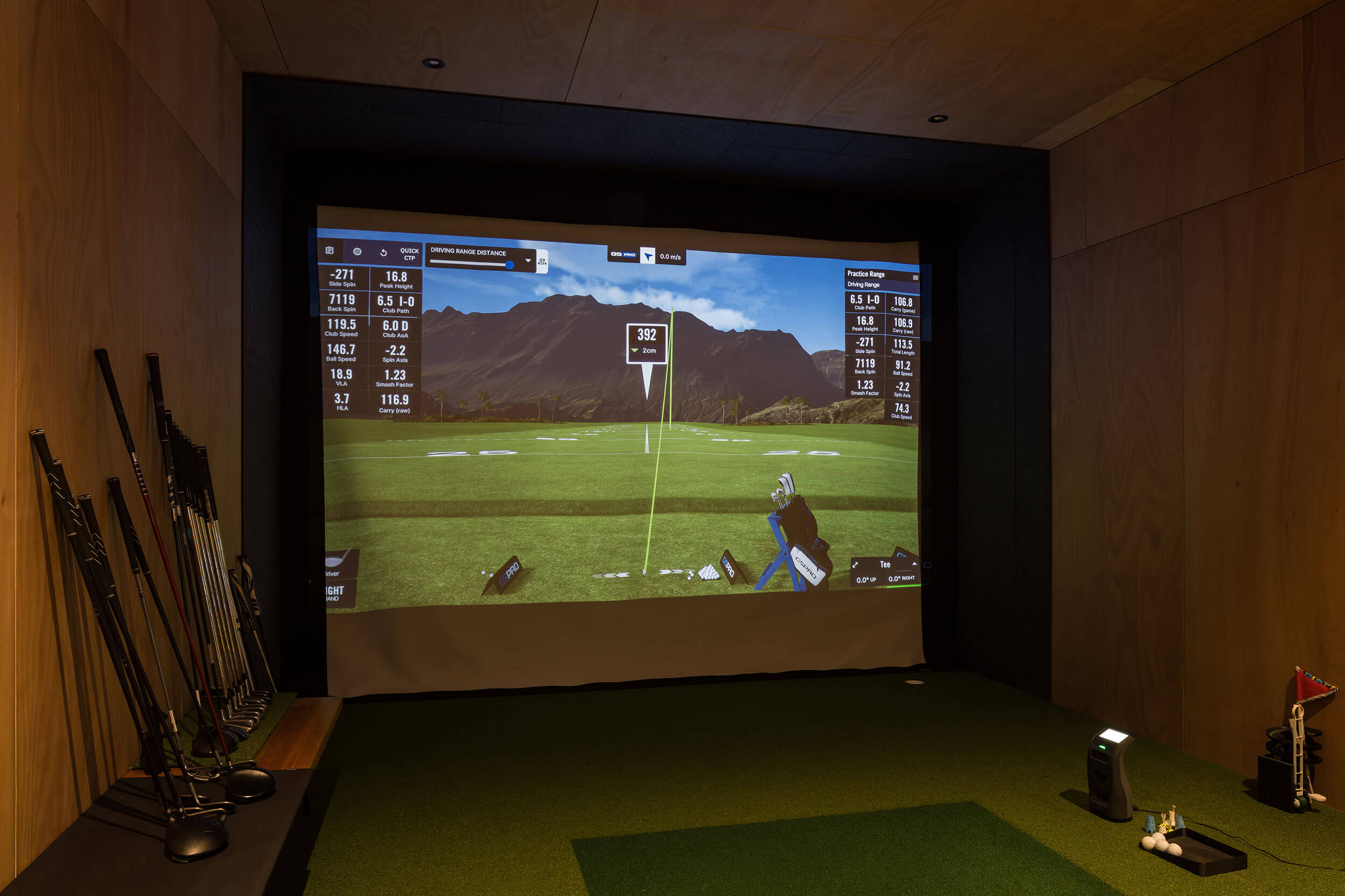 Golf Simulator + Home Office – Sandringham, Auckland