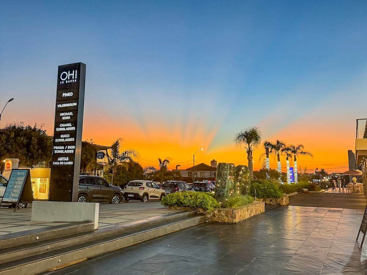 Sunset over La Barra, Uruguay - a family travel guide