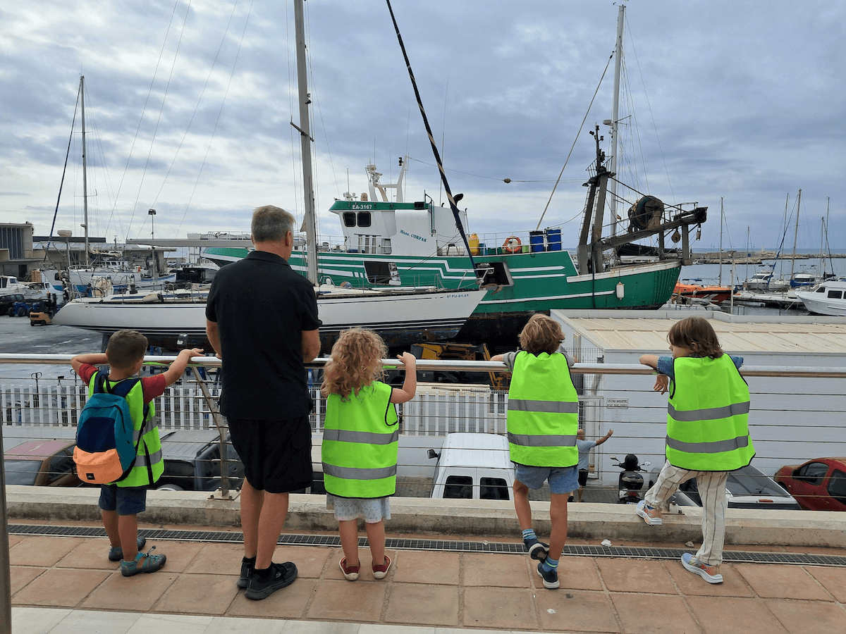 Boundless Life Kids exploring the marina - a family travel guide to Estepona