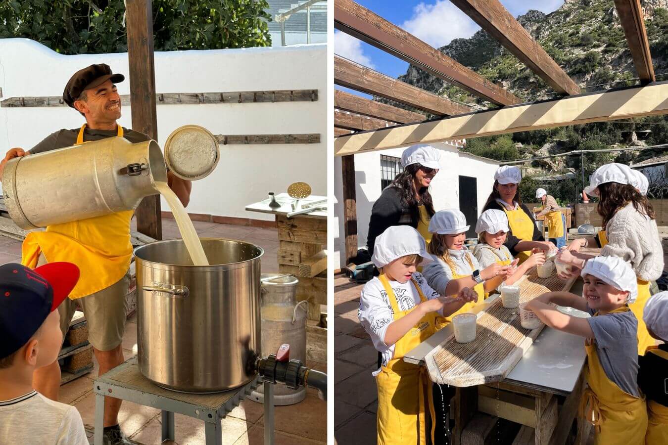 Cheese making lessons in Andalusia Spain