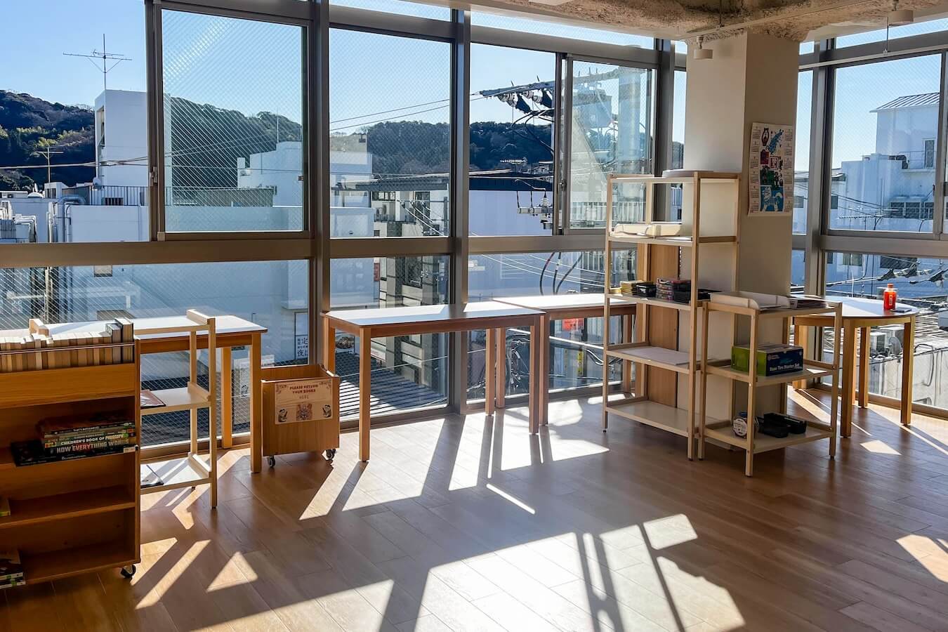 The classroom Education Center in Kamakura Japan, newly launching and ready for children and teachers