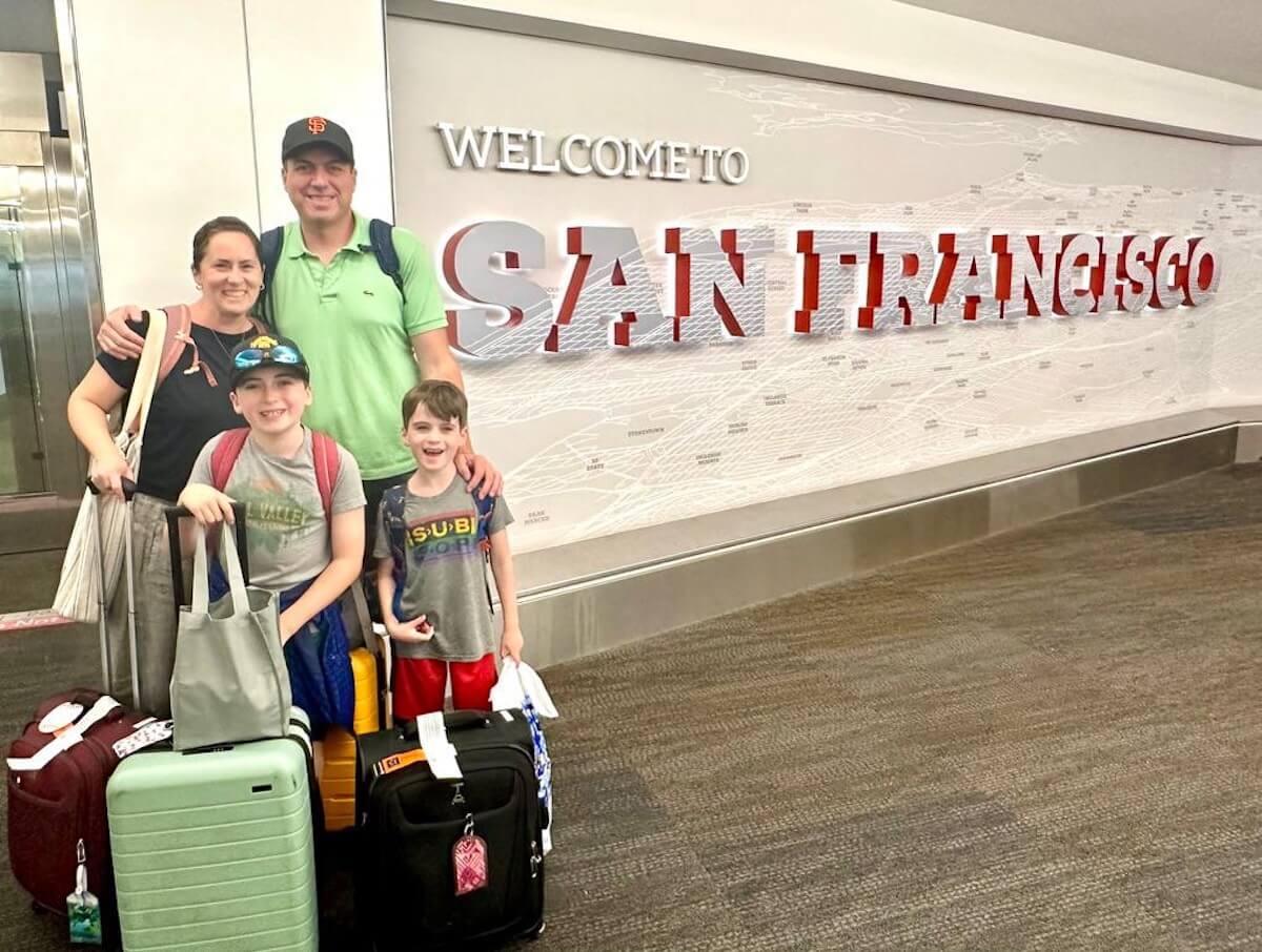 A family returning home from their family gap year with Boundless Life