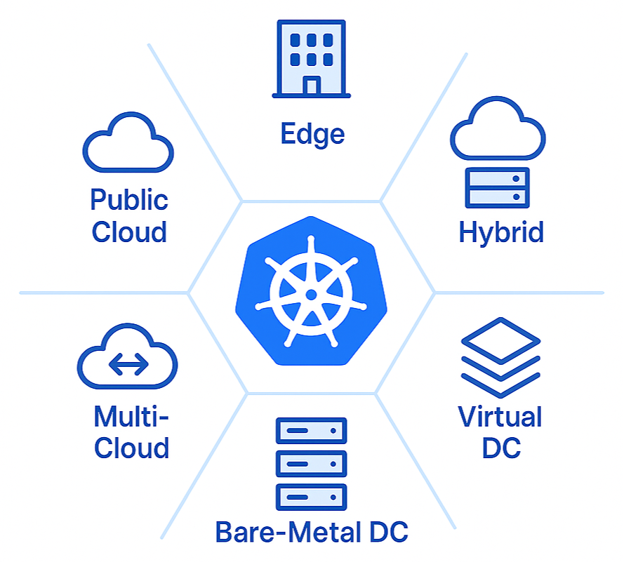 six kubernetes deployment options