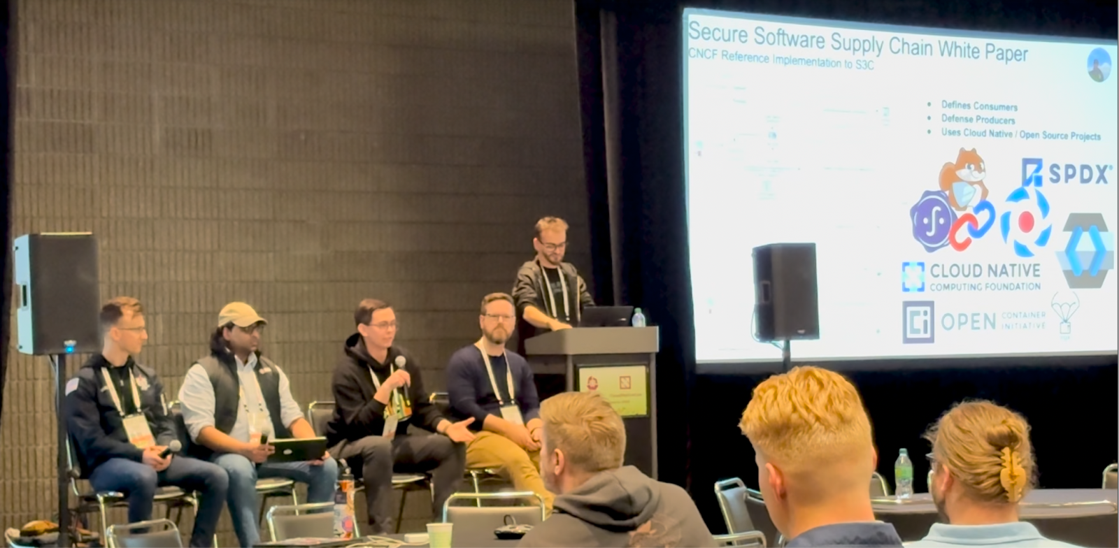 KubeCon session panel