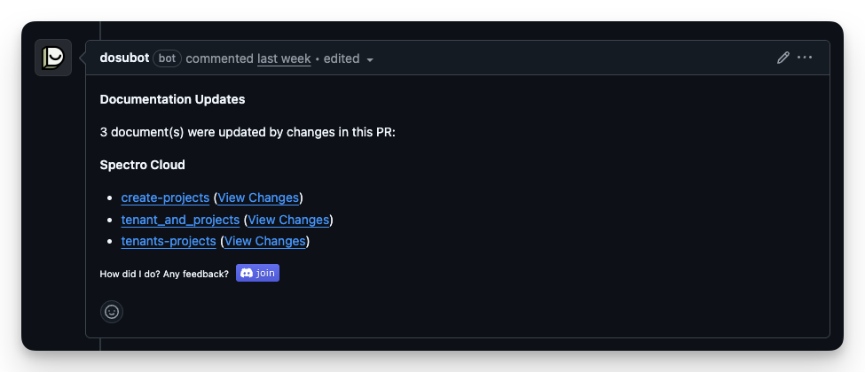  pull request in which Dosu identified three items in the knowledge base that need updating