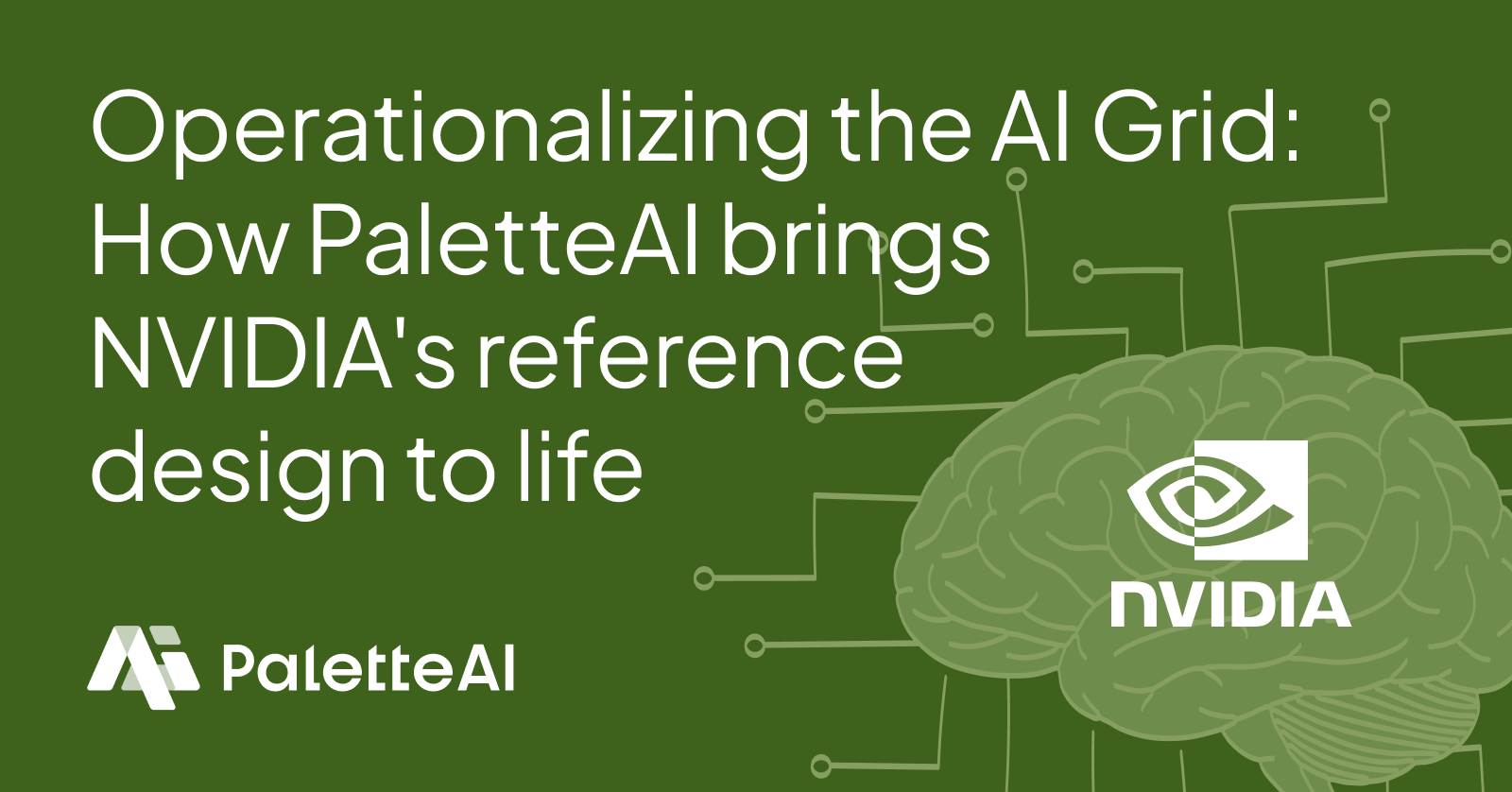 Operationalizing the AI Grid: How PaletteAI brings NVIDIA's reference design to life