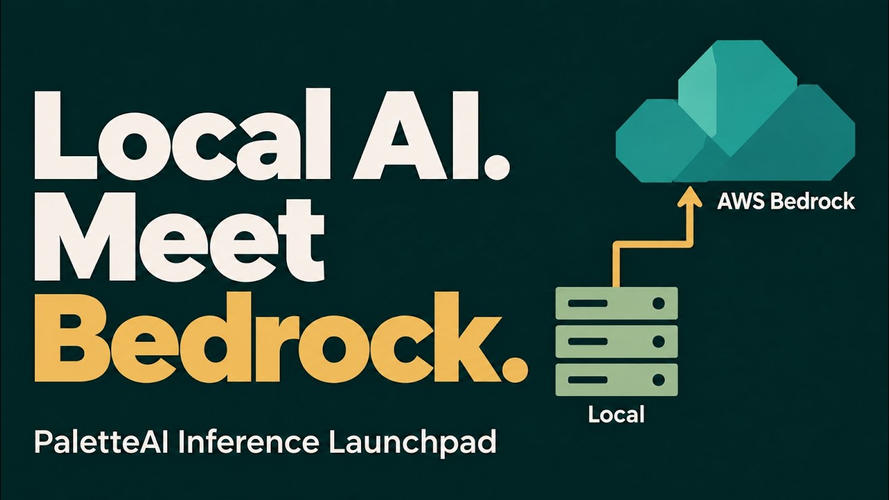 Demo: using Amazon Bedrock as an external endpoint in PaletteAI Inference Launchpad