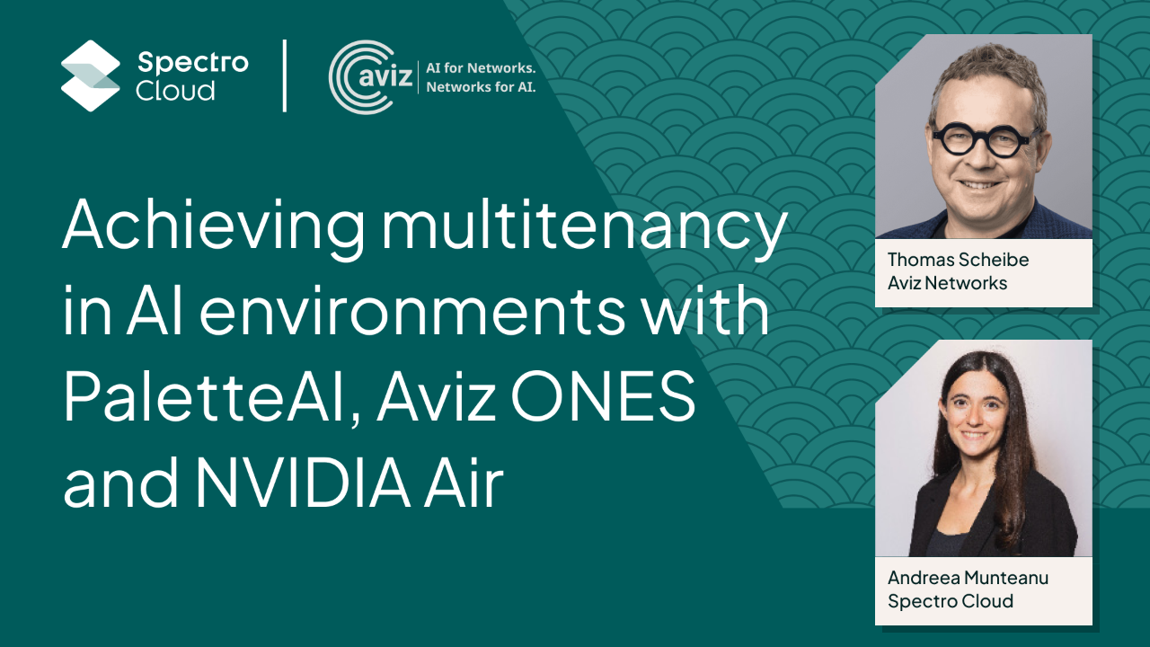 Achieving multitenancy in AI environments with PaletteAI, Aviz ONES and NVIDIA Air