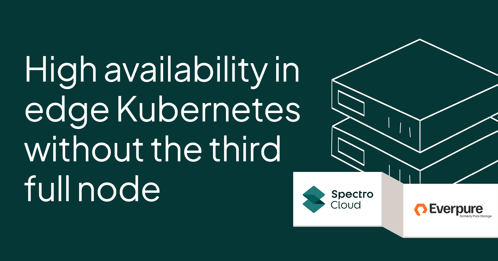 High availability in edge Kubernetes without the third full node