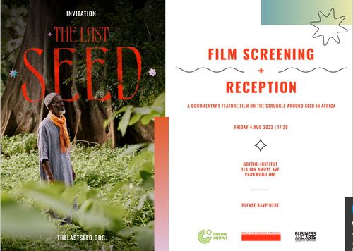 The Last Seed - Johannesburg screening and reception