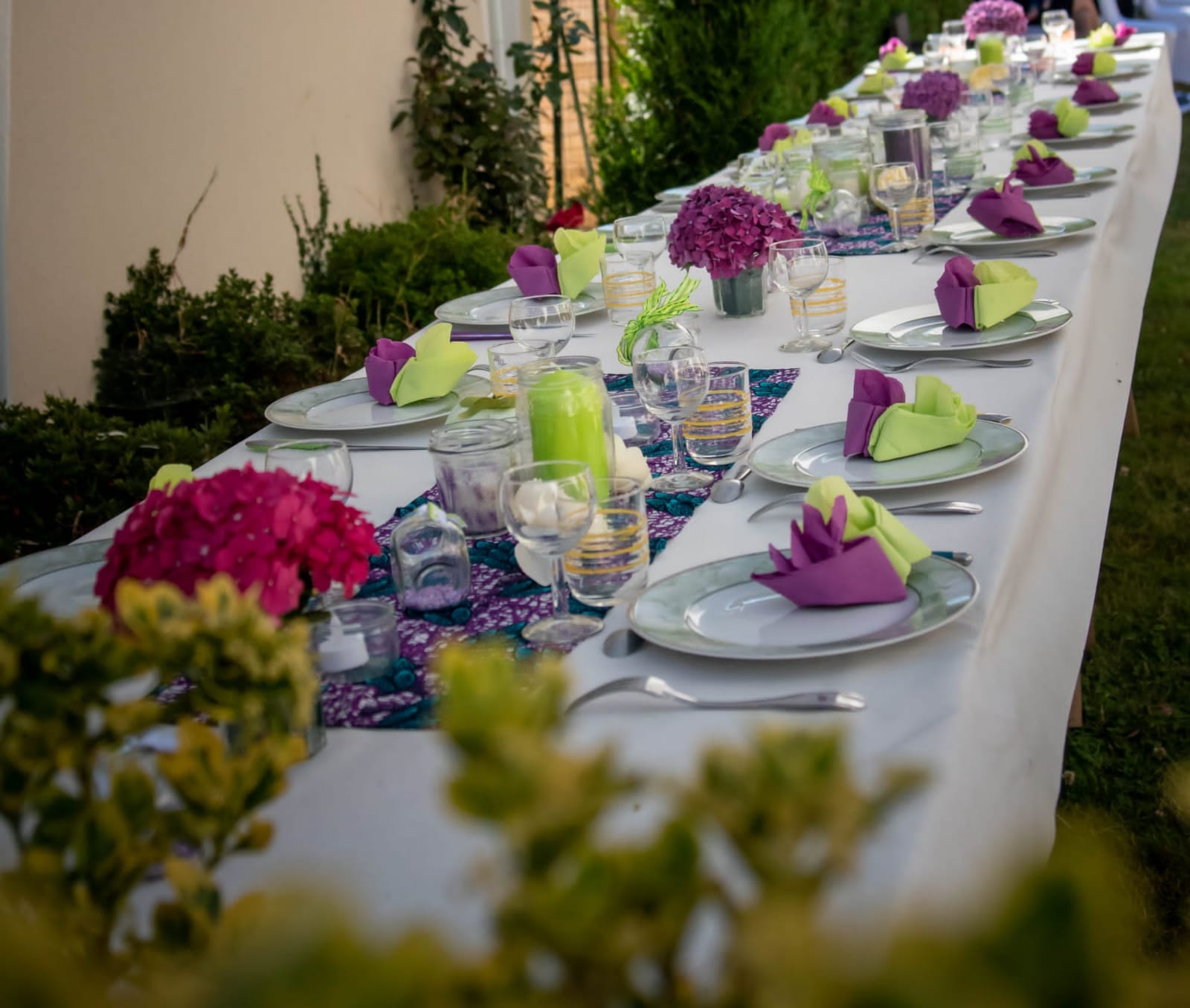 Decoration table a manger