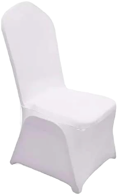 housse de chaise blanche