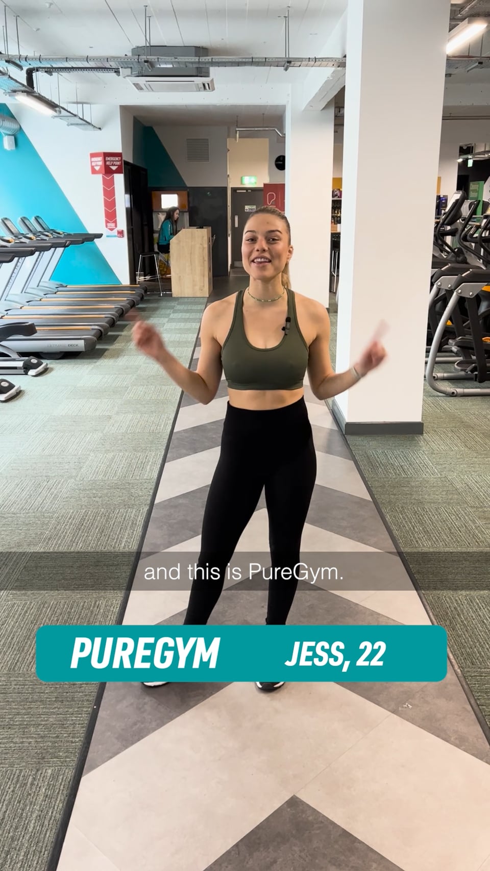 PureGym Snapchat campaign video produced with MediaNug