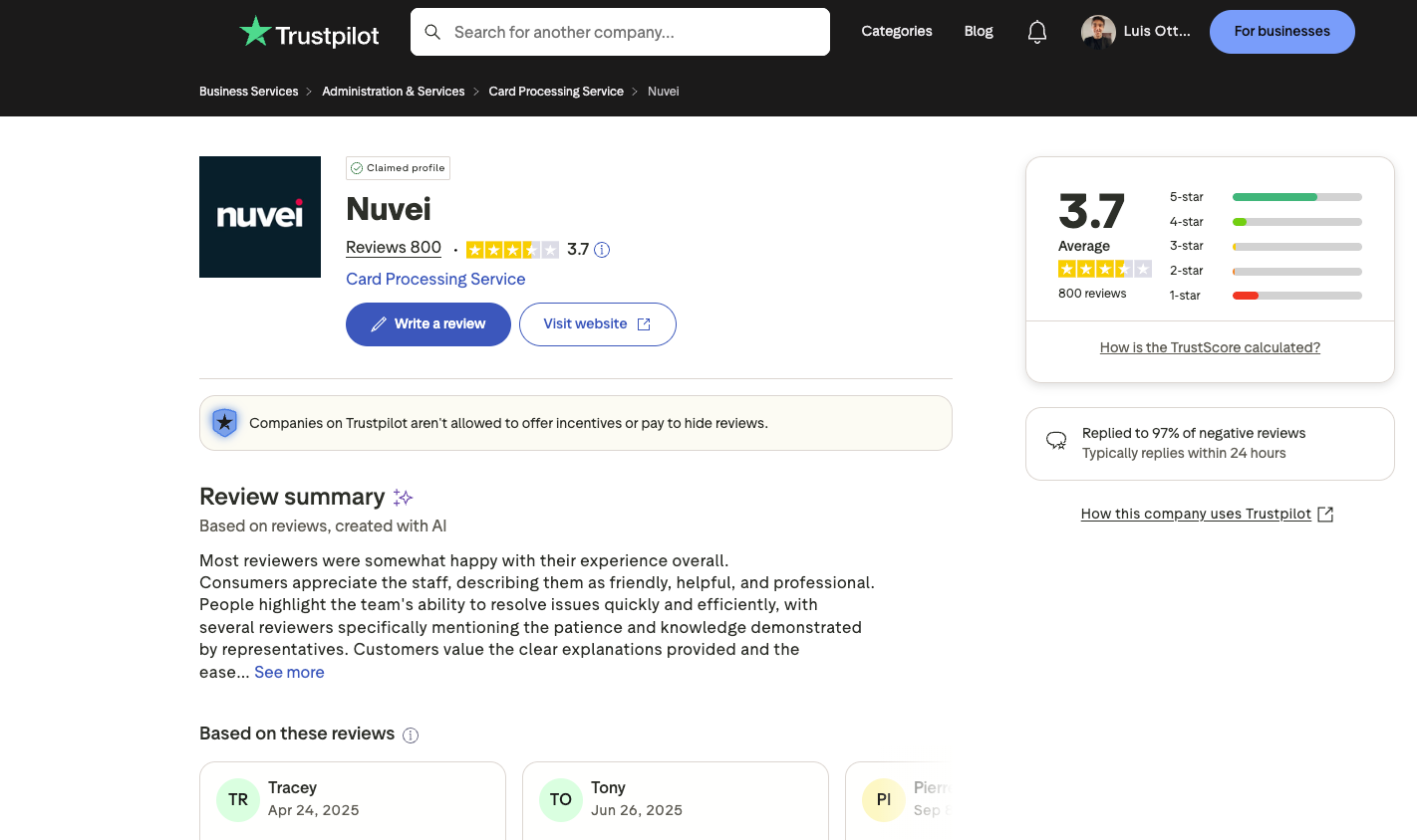 Nuvei与Stripe对比（2026年版）：哪种全球支付平台最适合您的业务？ | Nuvei