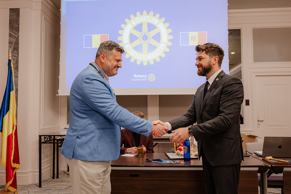 Ceremonia de Rotire a Colanului, Rotary Club București deschide mandatul 2026-2027
