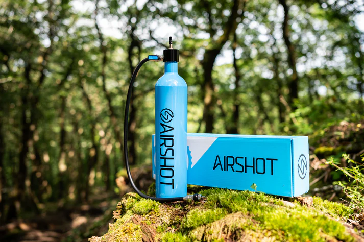 Airshot high-pressure tyre inflator