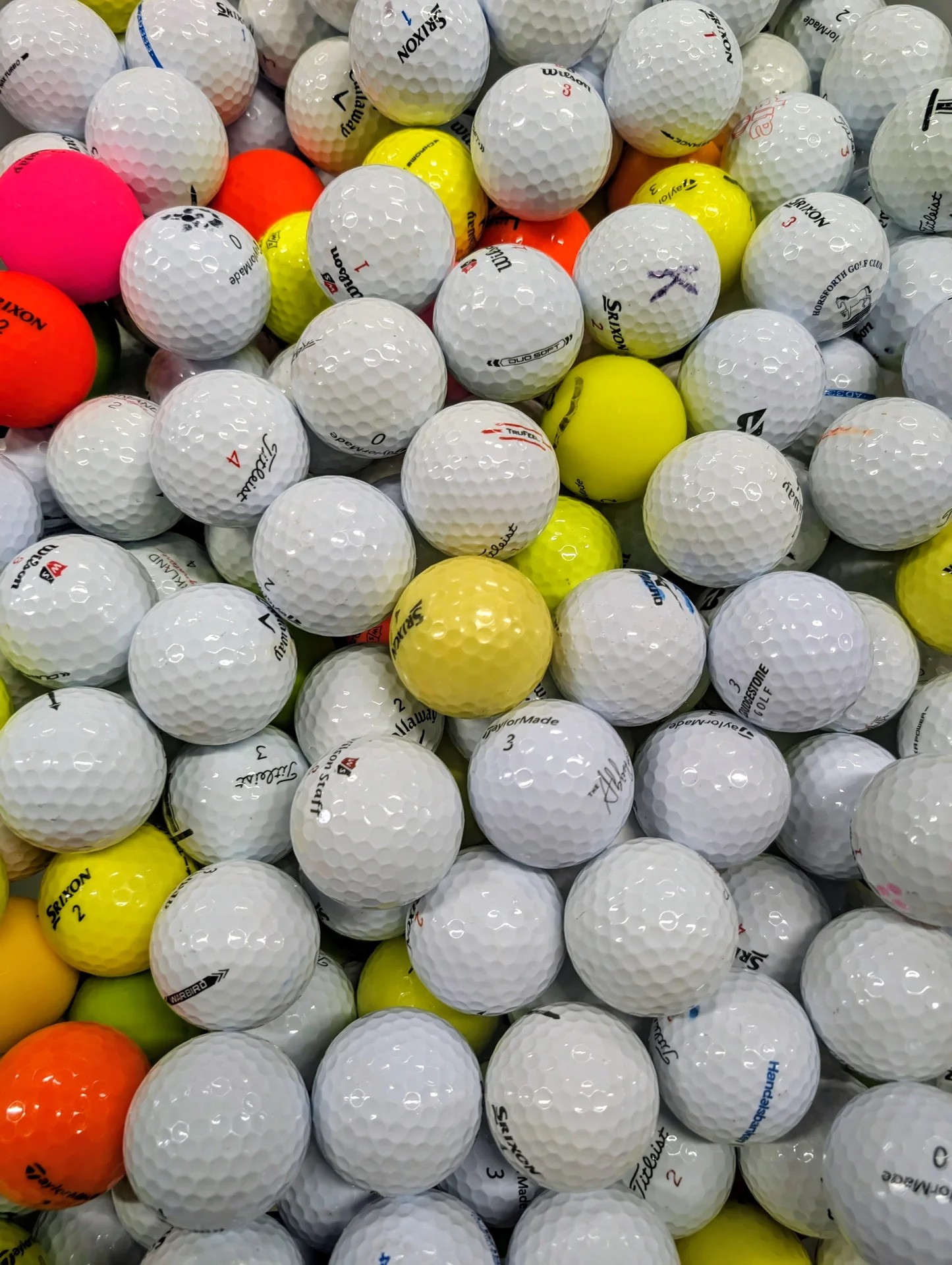 Mixed Golf Balls
