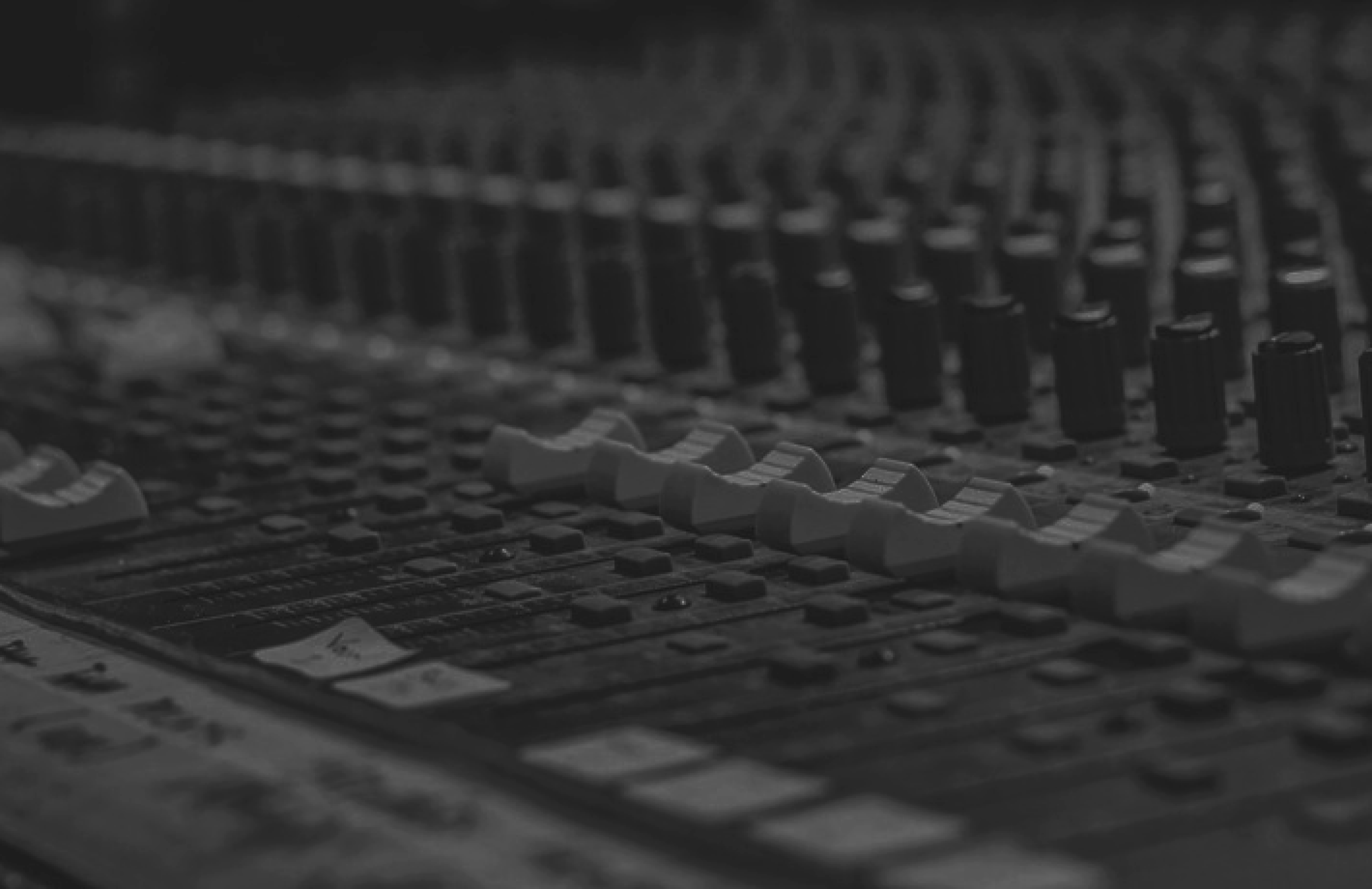 An image of an analog multichannel mix