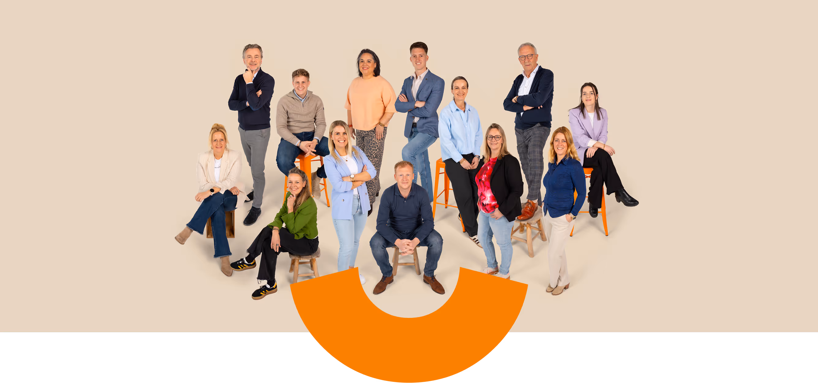Teamfoto Bonthuis Vaartjes in nieuwe stijl