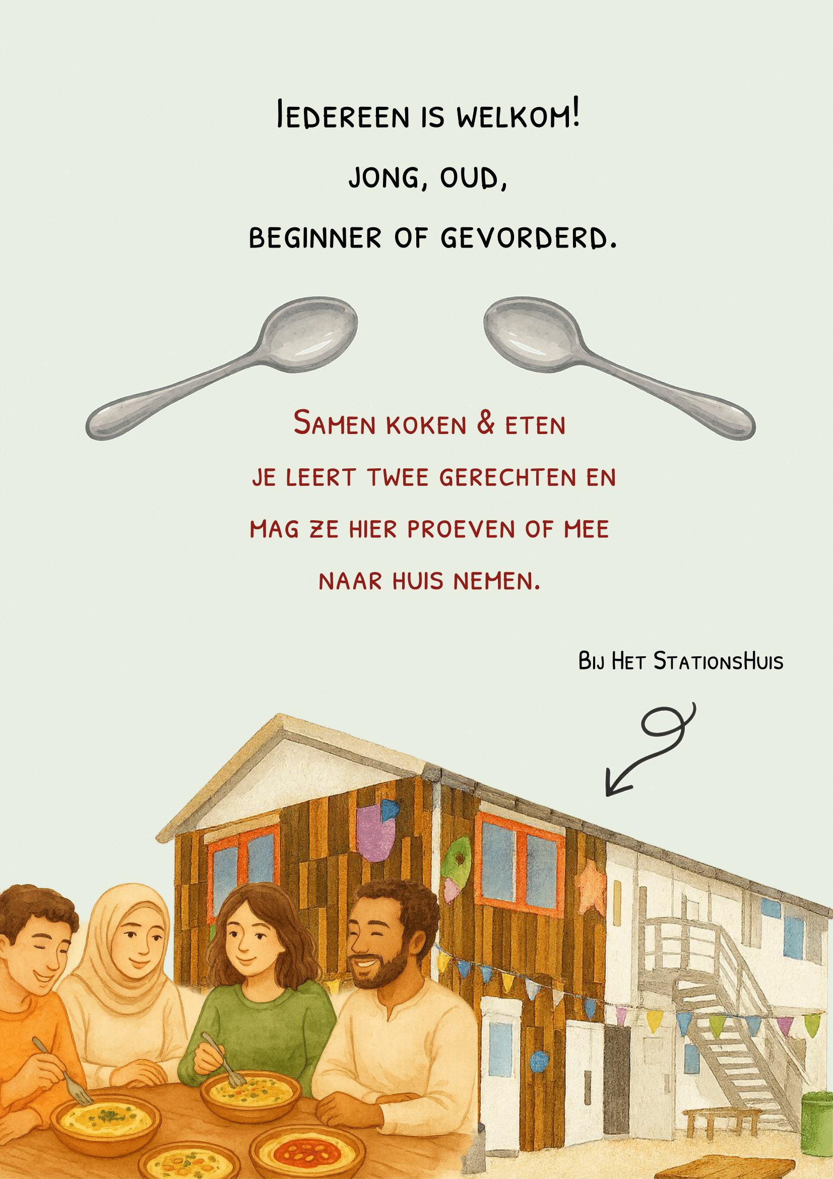 Syrische kookworkshop zonder vuur