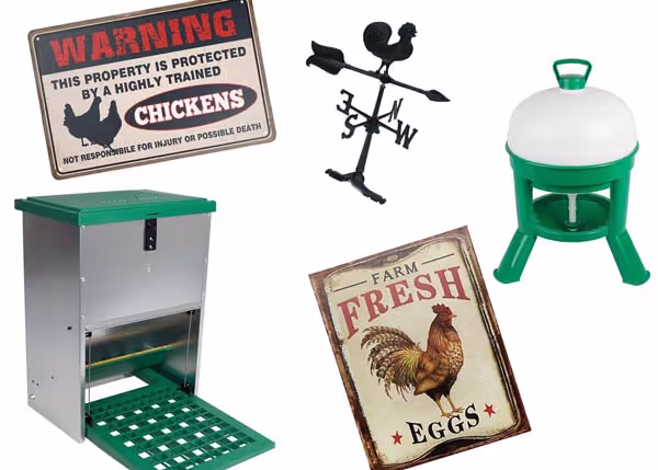 Chicken Coop Accessories and options button