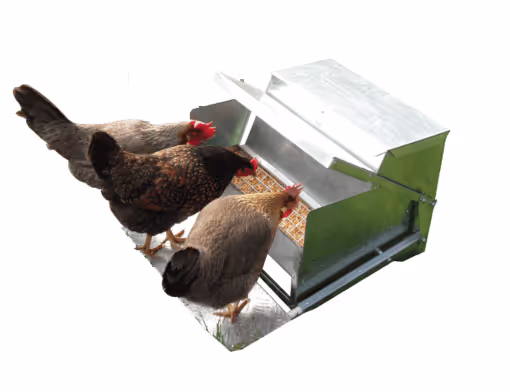 Grandpa's Brand Automatic Treadle Chicken Feeder