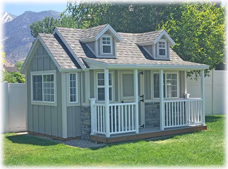 A very custom playhouse with many options and features