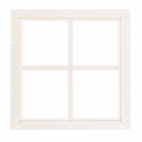 A 12" x 12" Aluminum Shed Window