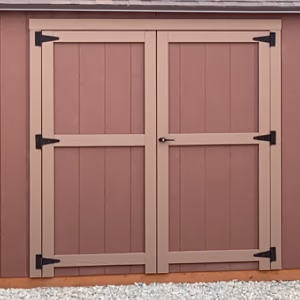 A standard 6' wide double door
