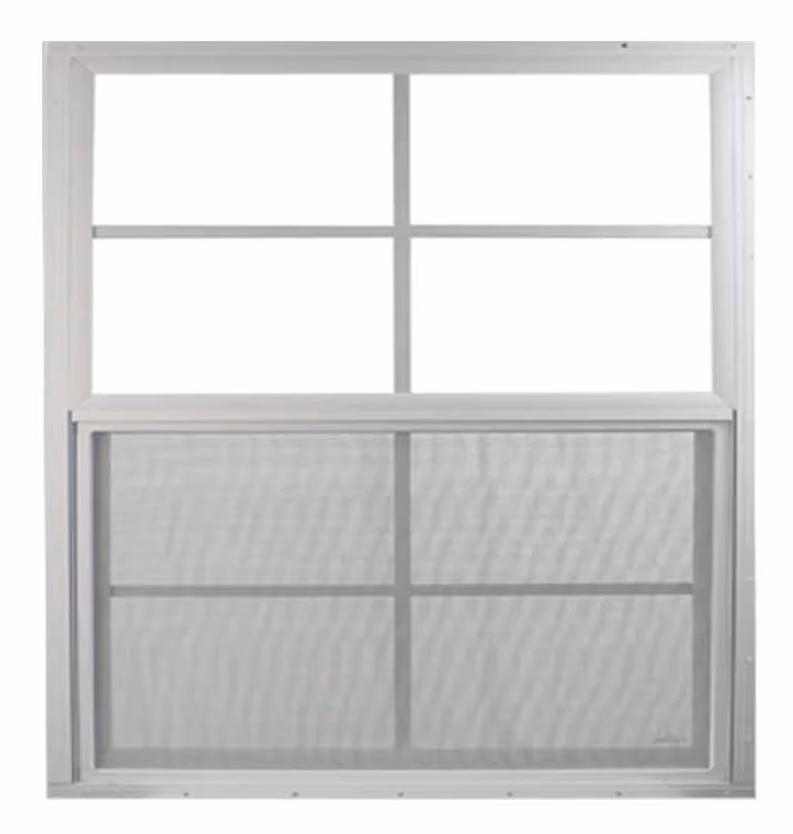 36" x 36" Single Hung Aluminum shed window
