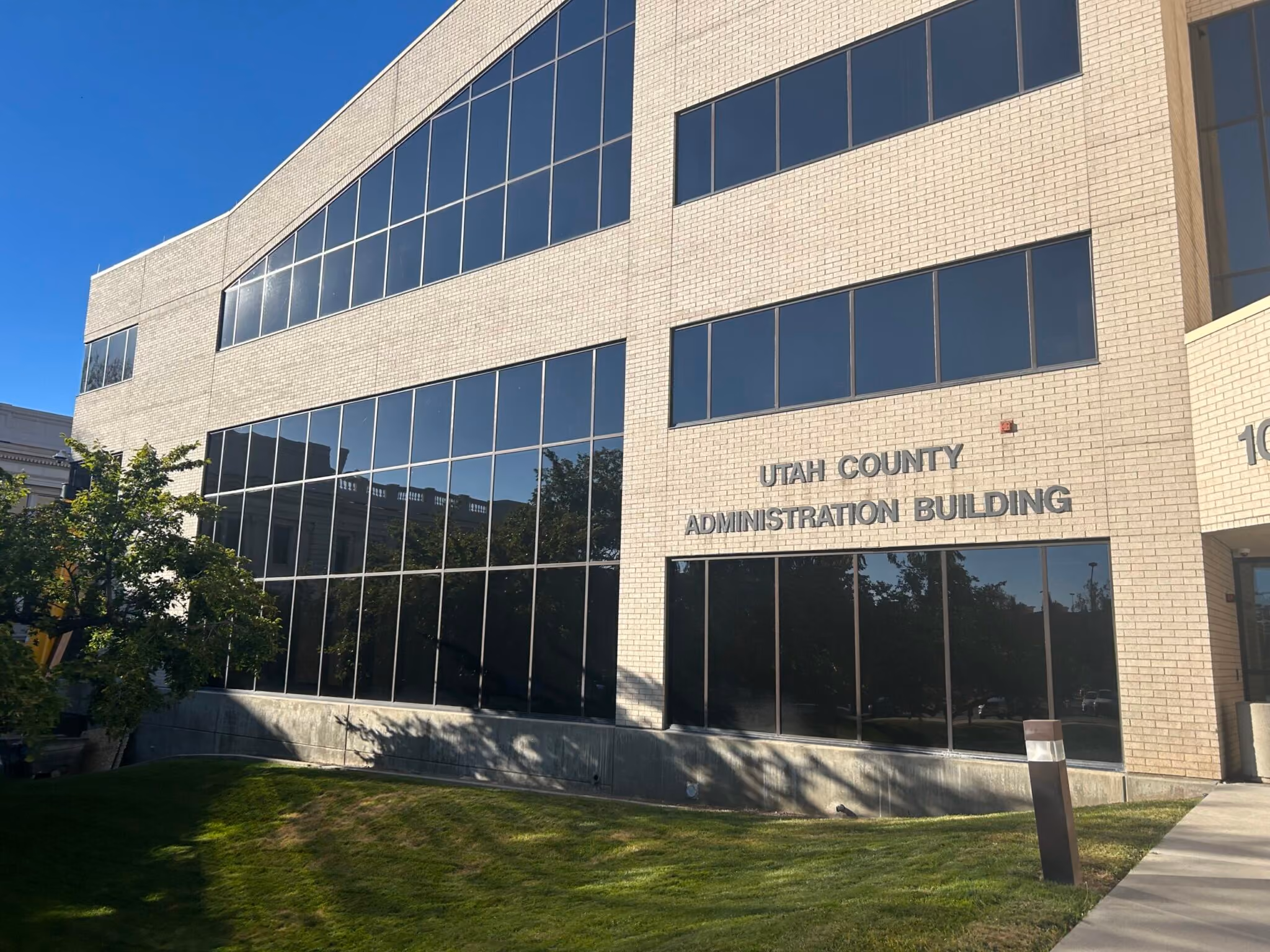 Utah County Administration Building In Provo, Utah