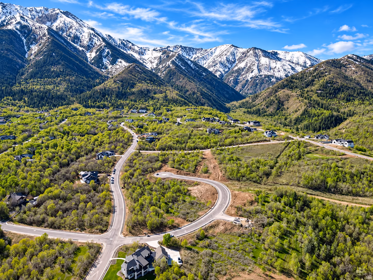 Arial View of Mapleton, Utah