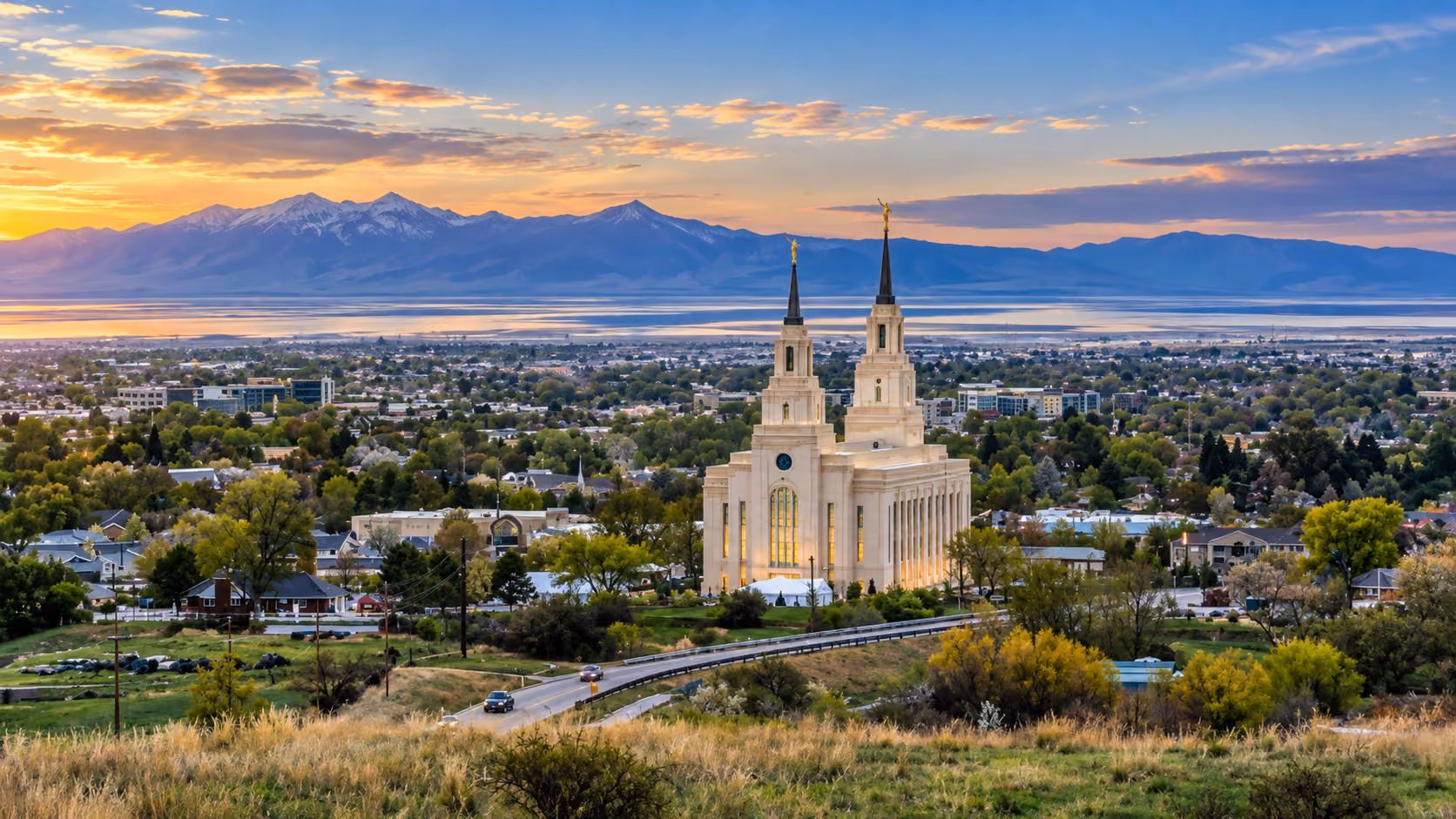 View of Layton, Utah in Davis County