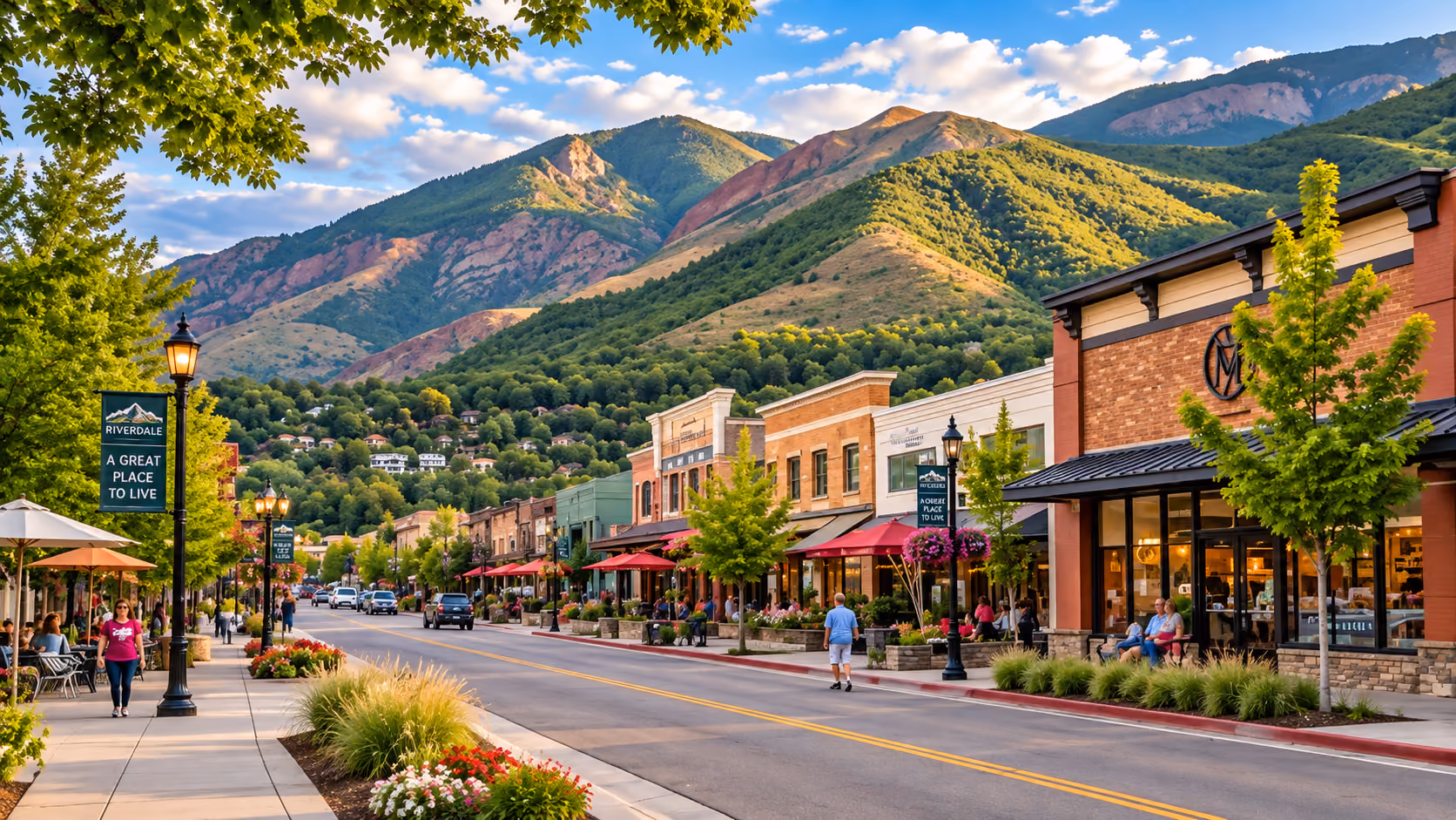 View of Riverdale, Utah in Weber County