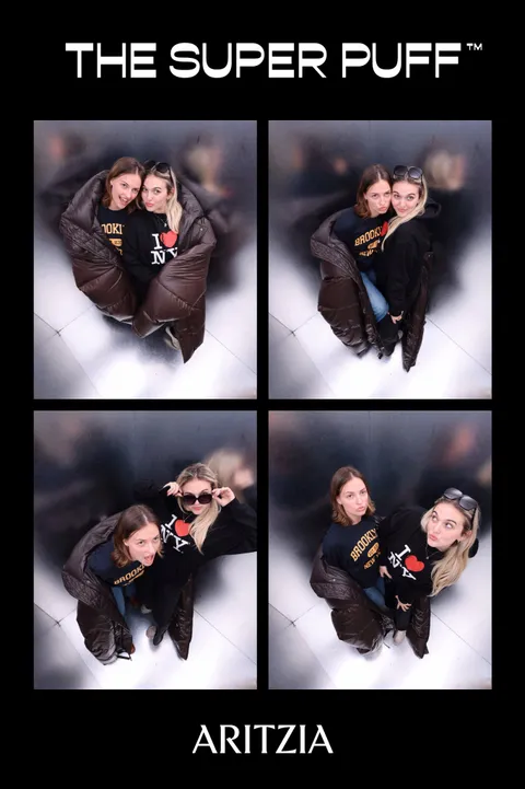 Aritzia Super Puff branded event photo
