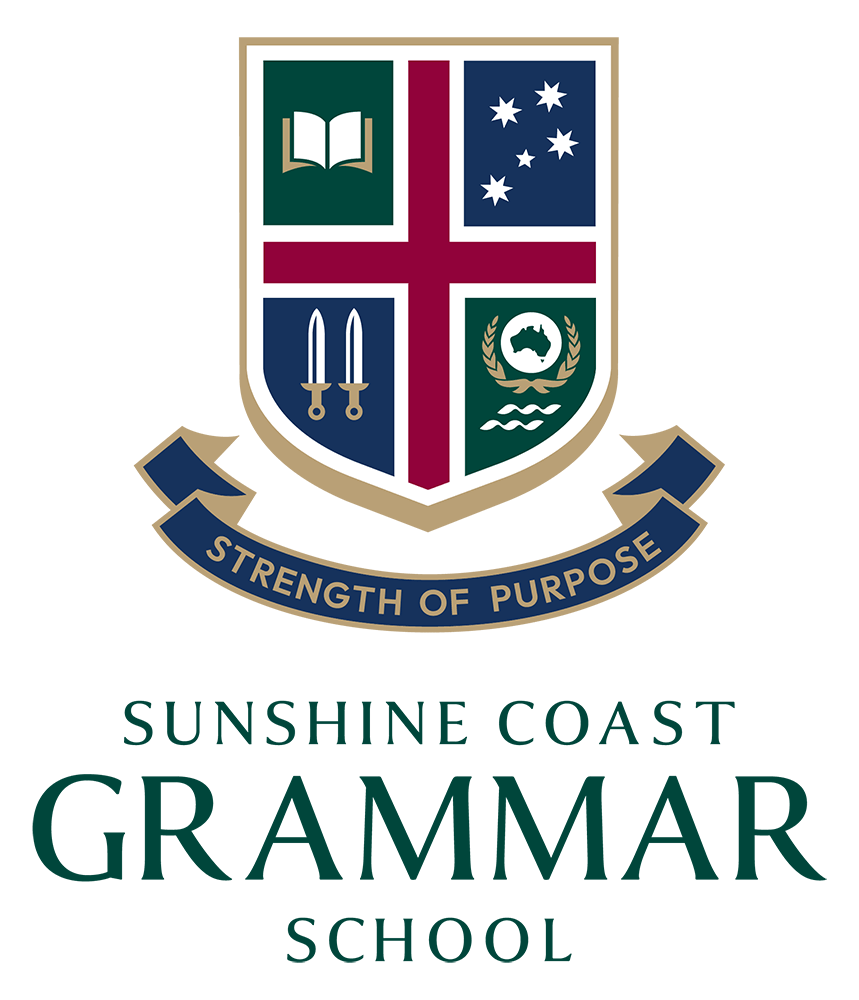 grammar crest portrait colour