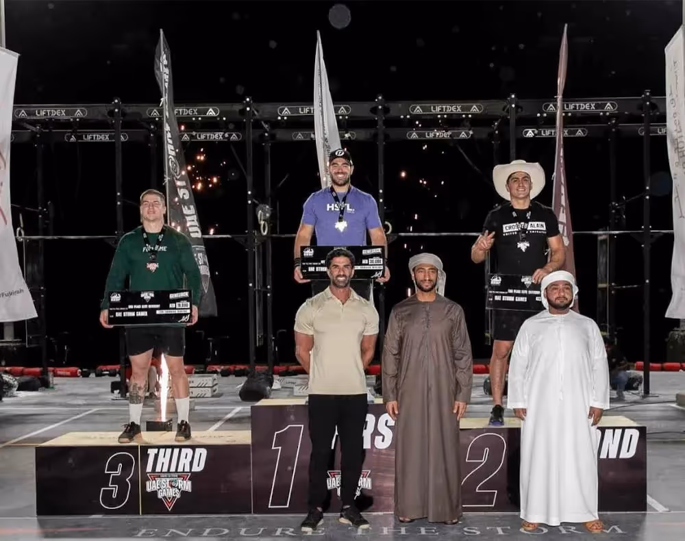 Coach Toby podiums at UAE Storm Games!