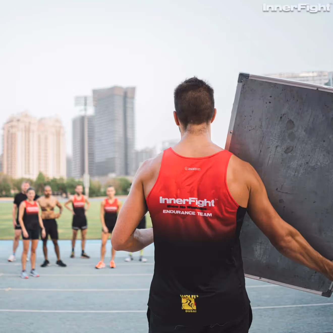 Running class Dubai group training