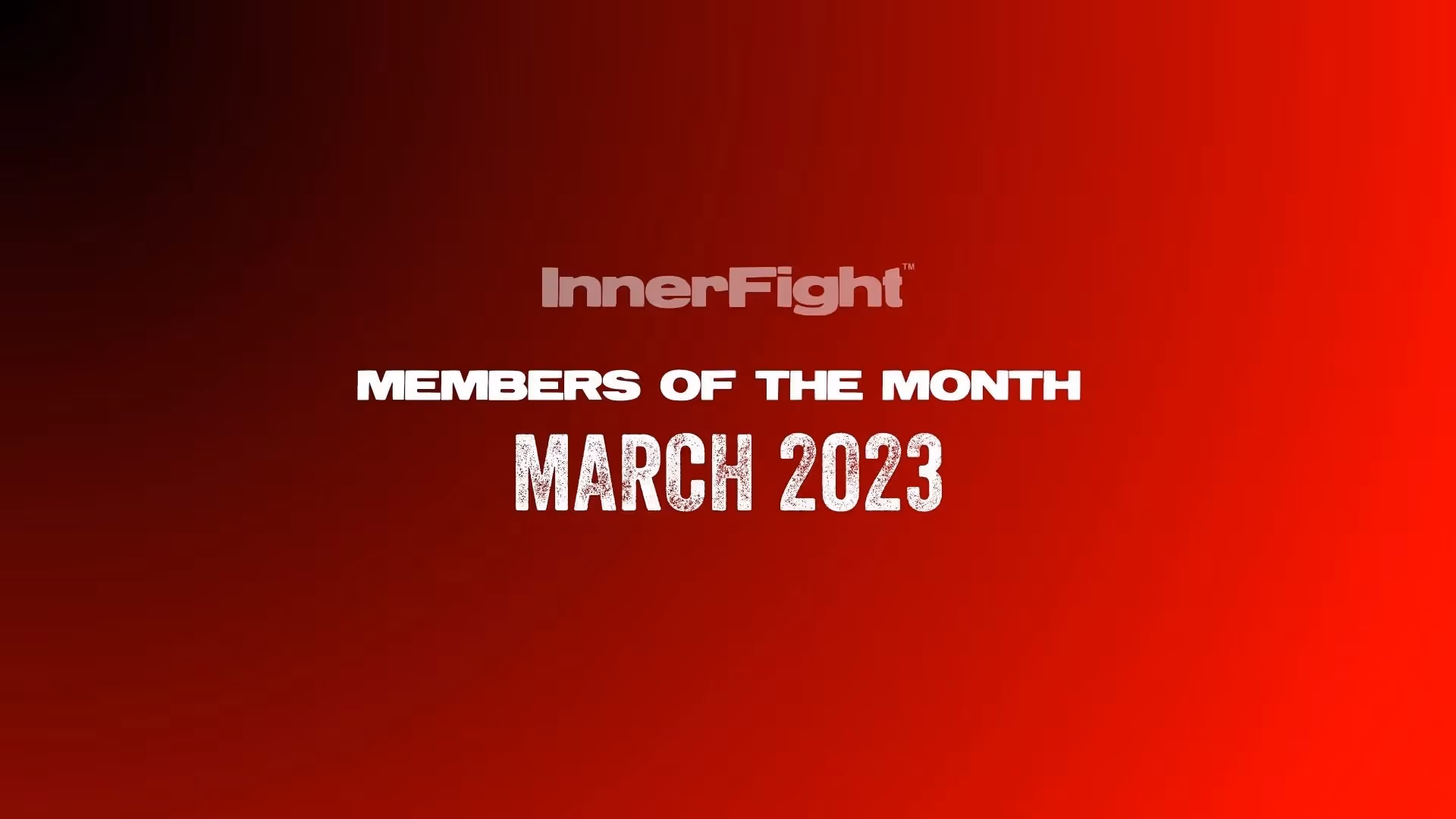 Members of the Month (March)