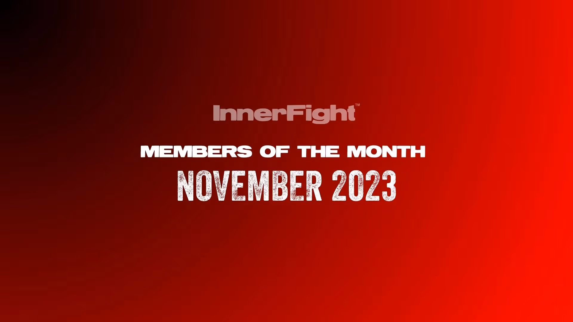 Members of the Month (November)