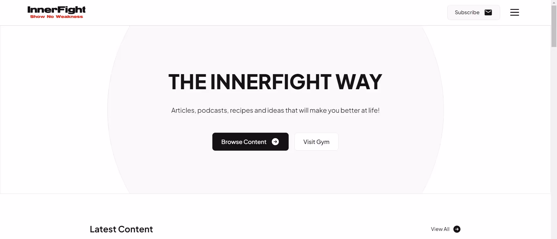 The InnerFight way is live